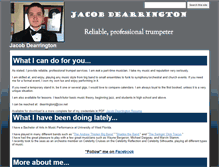 Tablet Screenshot of jacobdearrington.com